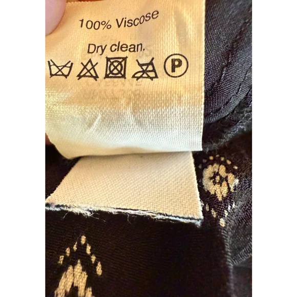 Women's Madewell Perimeter Romper Black/White Diamond Stitch Print Size S - Picture 10 of 12